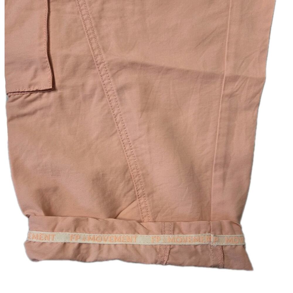 Free People Movement mesmerize me Cargo Pants In Sunkissed Pink Size Small - Picture 5 of 11